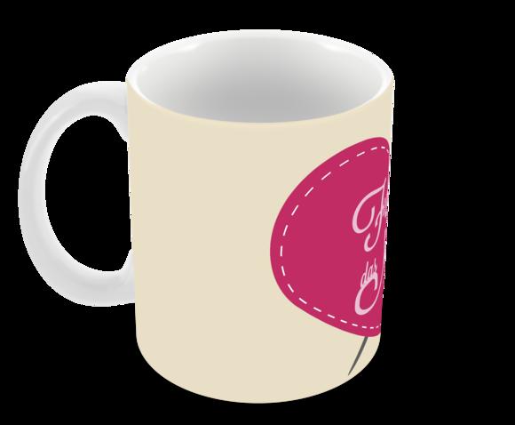 Caneca Polímero Dia das Mães Personalizada
