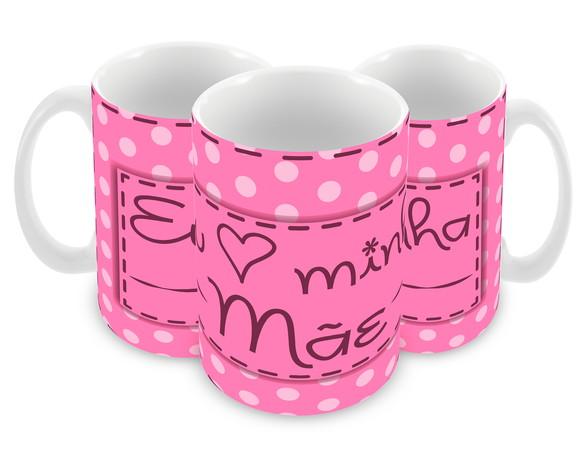 Caneca Polímero Dia das Mães Personalizada