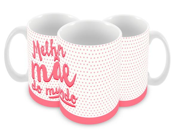 Caneca Polímero Dia das Mães Personalizada
