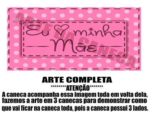 Caneca Polímero Dia das Mães Personalizada