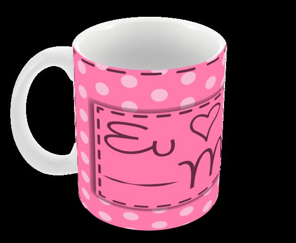 Caneca Polímero Dia das Mães Personalizada
