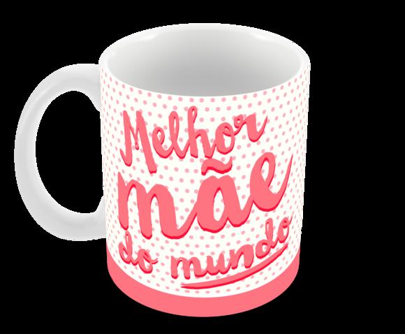 Caneca Polímero Dia das Mães Personalizada