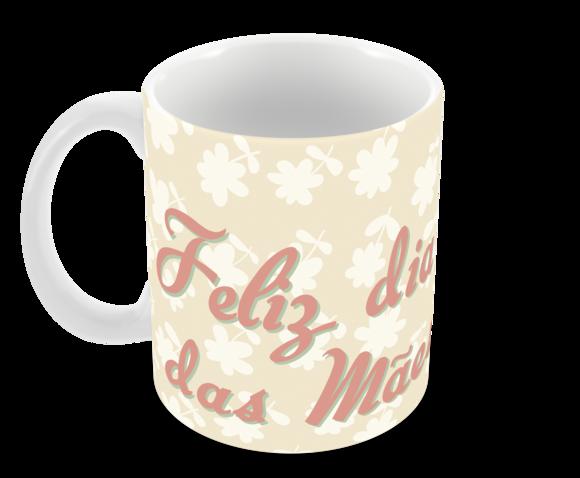 Caneca Polímero Dia das Mães Personalizada