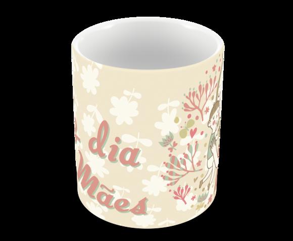Caneca Polímero Dia das Mães Personalizada