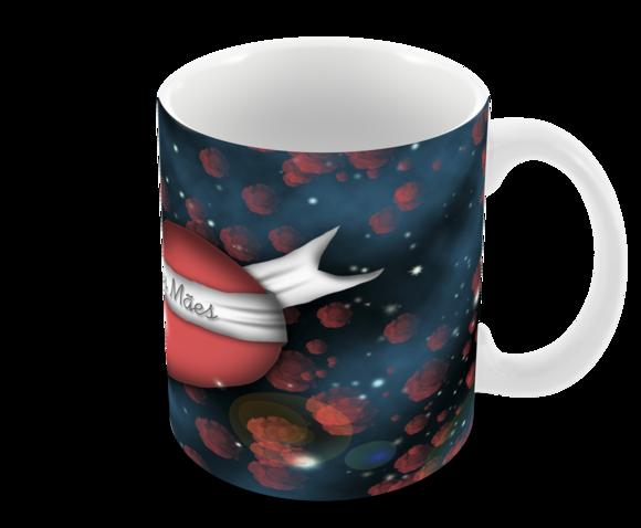 Caneca Polímero Dia das Mães Personalizada