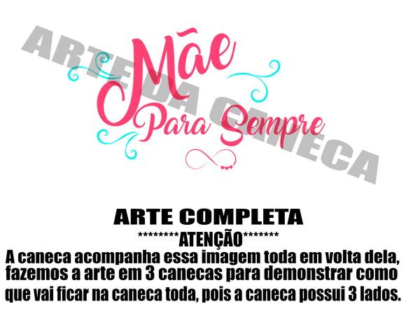 Caneca Polímero Dia das Mães Personalizada