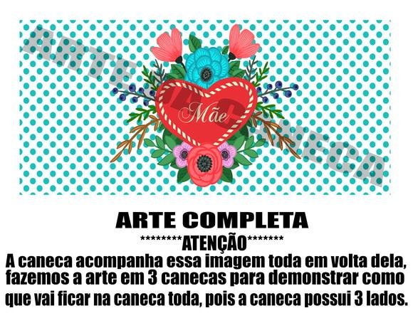 Caneca Polímero Dia das Mães Personalizada