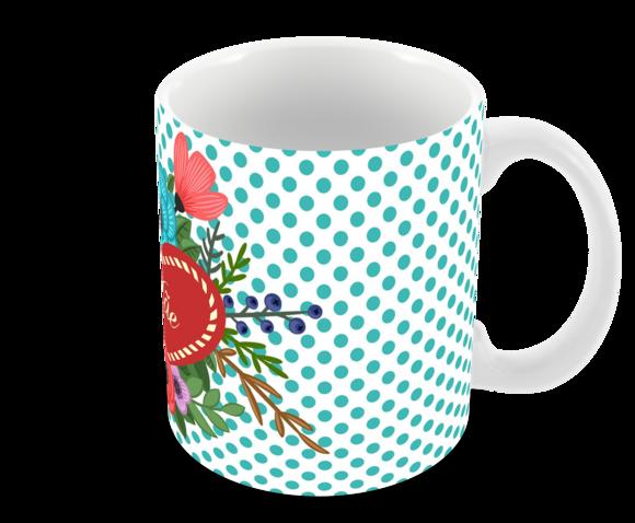 Caneca Polímero Dia das Mães Personalizada