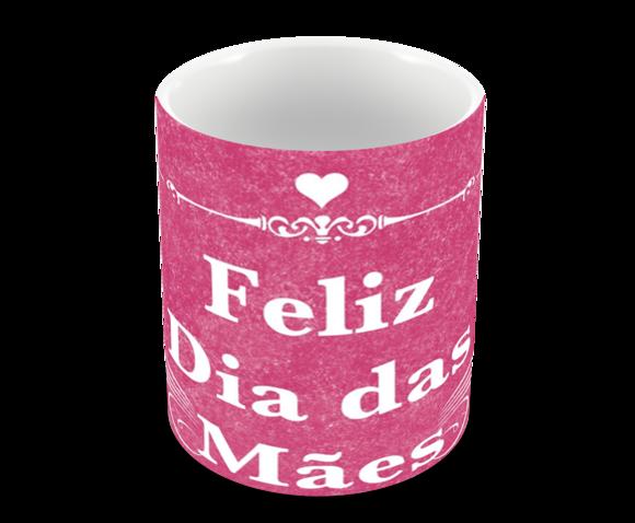 Caneca Polímero Dia das Mães Personalizada
