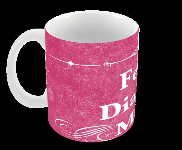 Caneca Polímero Dia das Mães Personalizada