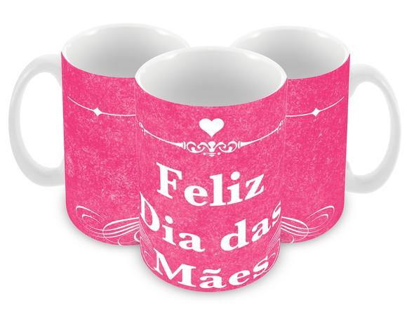Caneca Polímero Dia das Mães Personalizada