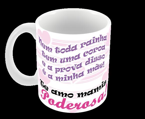 Caneca Polímero Dia das Mães Personalizada