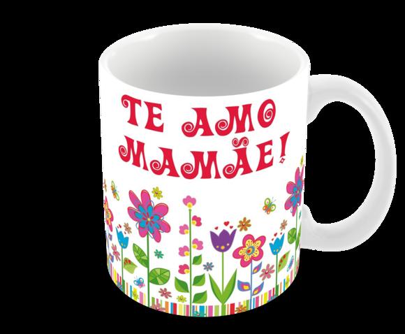 Caneca Polímero Dia das Mães Personalizada