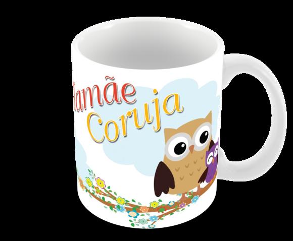 Caneca Polímero Dia das Mães Personalizada