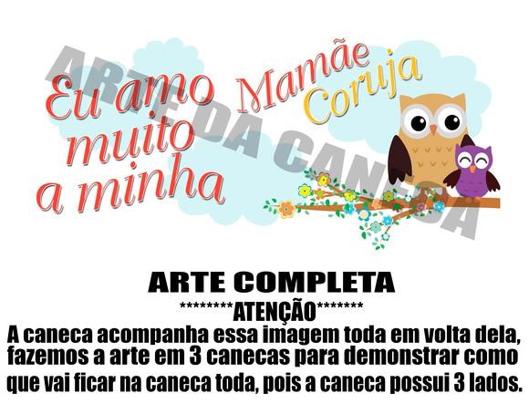 Caneca Polímero Dia das Mães Personalizada