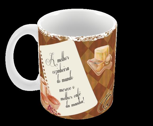 Caneca Polímero Dia das Mães Personalizada