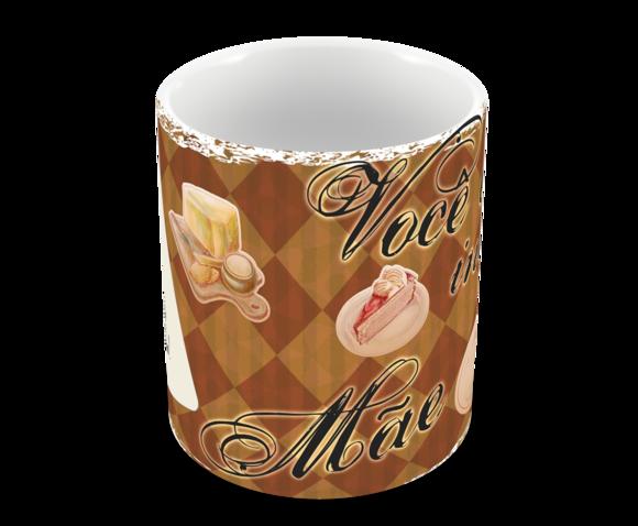 Caneca Polímero Dia das Mães Personalizada