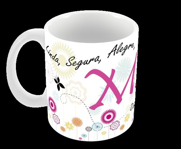 Caneca Polímero Dia das Mães Personalizada