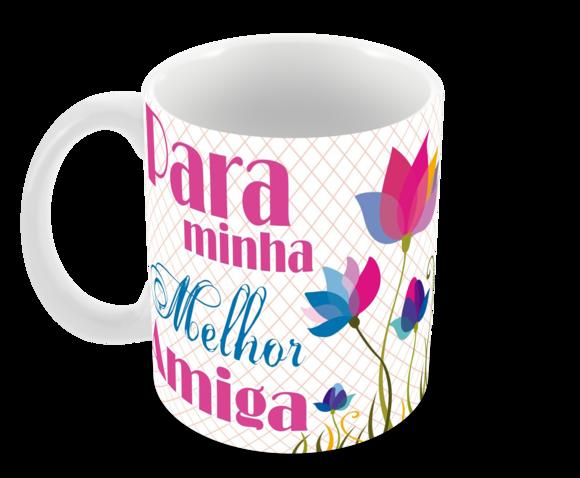Caneca Polímero Dia das Mães Personalizada