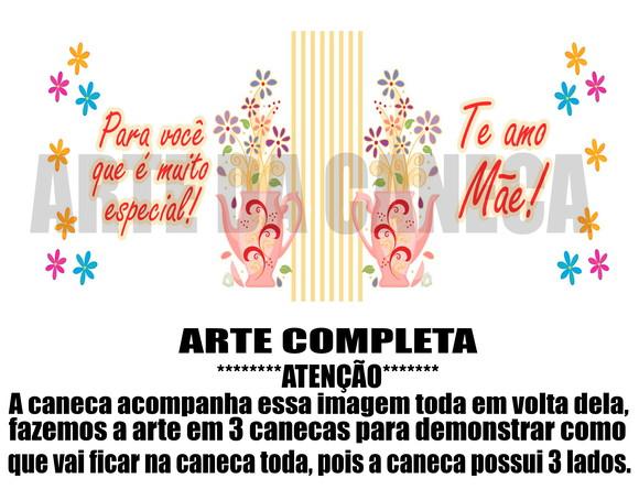 Caneca Polímero Dia das Mães Personalizada