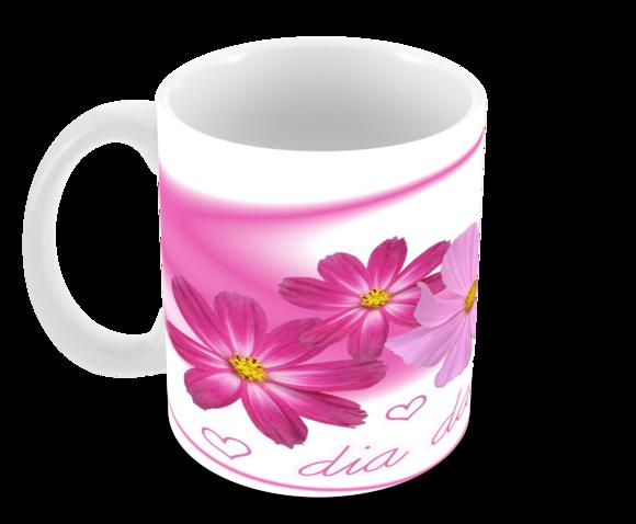 Caneca Polímero Dia das Mães Personalizada