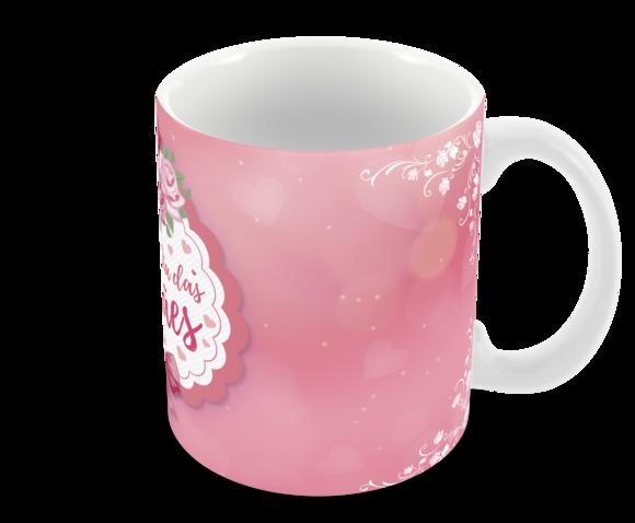 Caneca Polímero Dia das Mães Personalizada