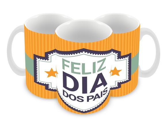 Caneca Polímero Dia dos Pais Personalizada