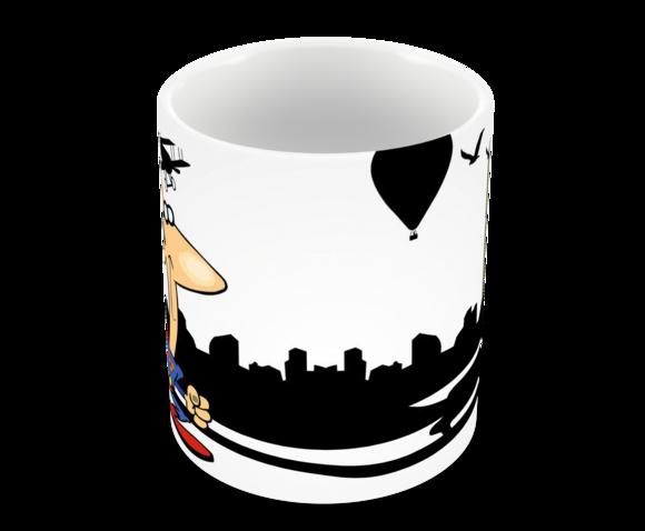 Caneca Polímero Dia dos Pais Personalizada