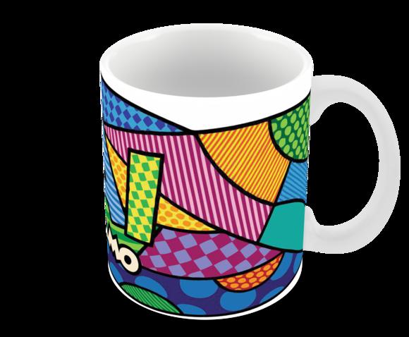 Caneca Polímero Dia dos Pais Personalizada