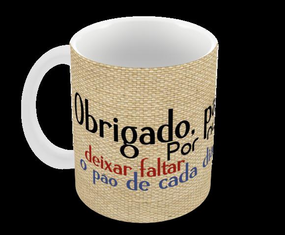 Caneca Polímero Dia dos Pais Personalizada