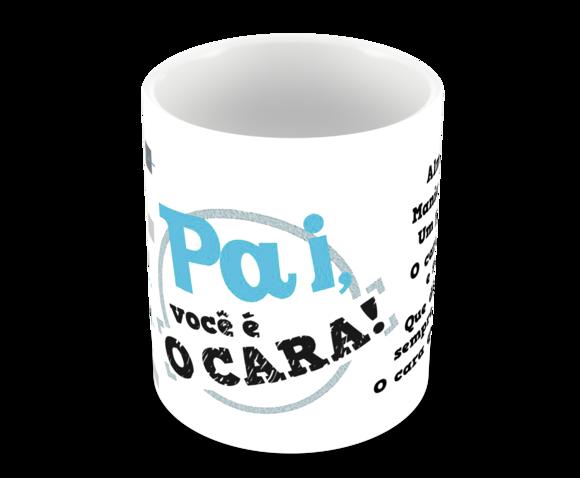 Caneca Polímero Dia dos Pais Personalizada