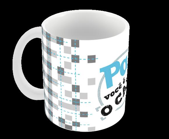 Caneca Polímero Dia dos Pais Personalizada