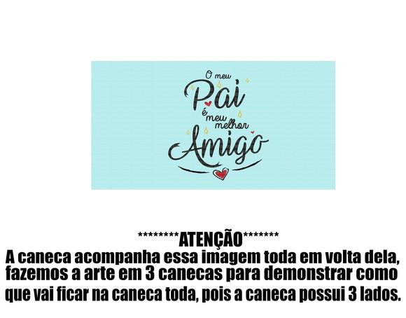Caneca Polímero Dia dos Pais Personalizada