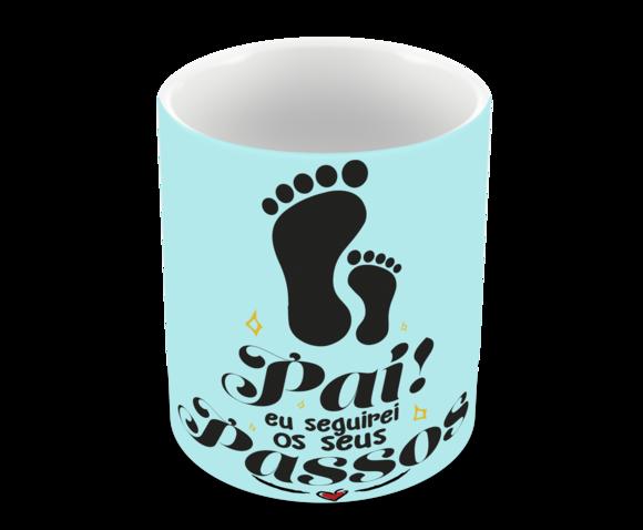 Caneca Polímero Dia dos Pais Personalizada