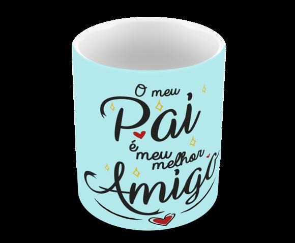 Caneca Polímero Dia dos Pais Personalizada