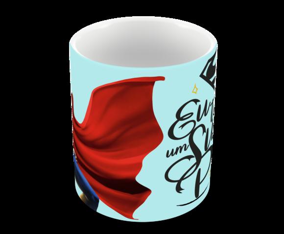 Caneca Polímero Dia dos Pais Personalizada