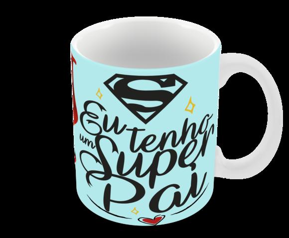 Caneca Polímero Dia dos Pais Personalizada
