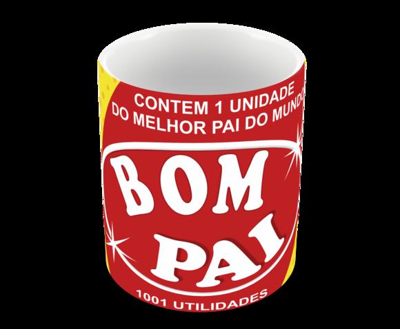Caneca Polímero Dia dos Pais Personalizada