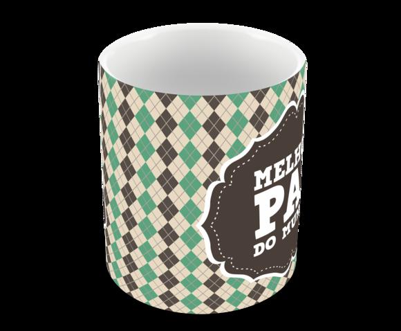 Caneca Polímero Dia dos Pais Personalizada