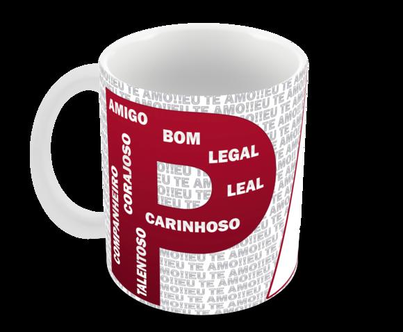 Caneca Polímero Dia dos Pais Personalizada