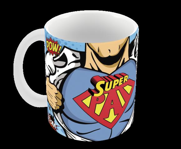 Caneca Polímero Dia dos Pais Personalizada