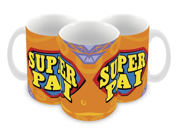 Caneca Polímero Dia dos Pais Personalizada
