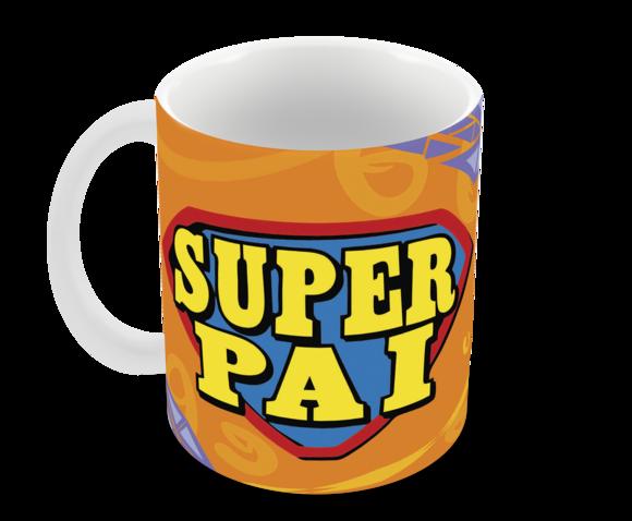 Caneca Polímero Dia dos Pais Personalizada