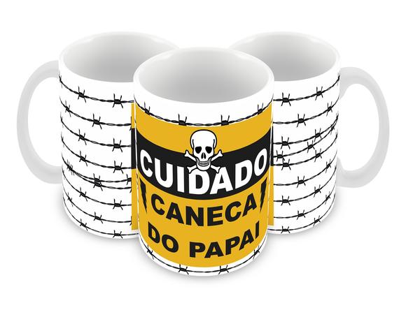 Caneca Polímero Dia dos Pais Personalizada