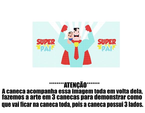 Caneca Polímero Dia dos Pais Personalizada