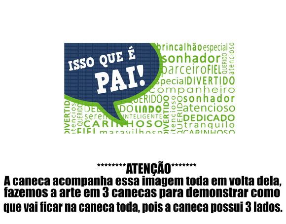 Caneca Polímero Dia dos Pais Personalizada