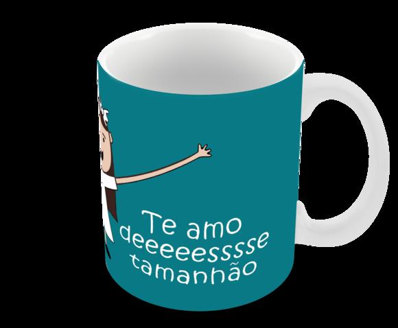 Caneca Polímero Dia dos Pais Personalizada