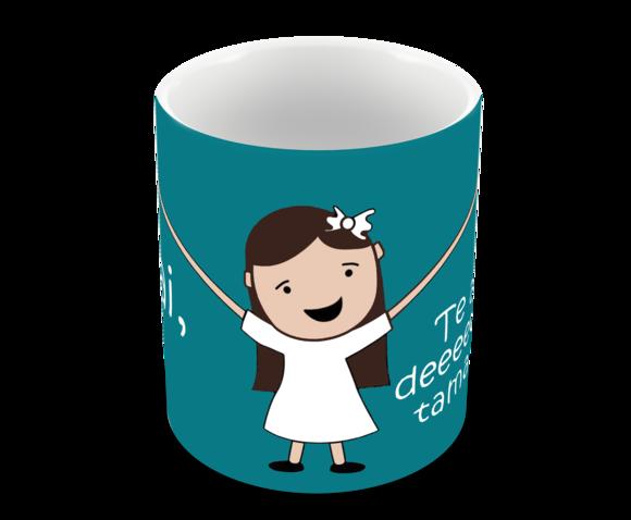 Caneca Polímero Dia dos Pais Personalizada