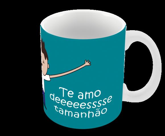 Caneca Polímero Dia dos Pais Personalizada