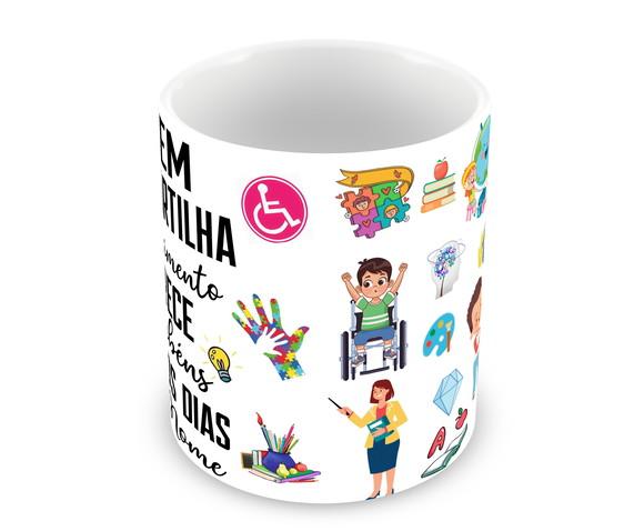 Caneca Polímero Dia dos Professores Personalizada